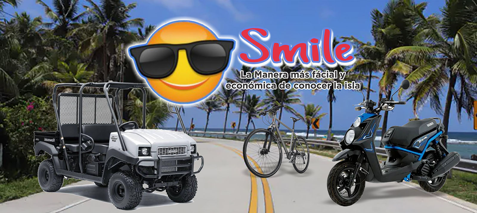 smile alquiler de bicicletas y motos