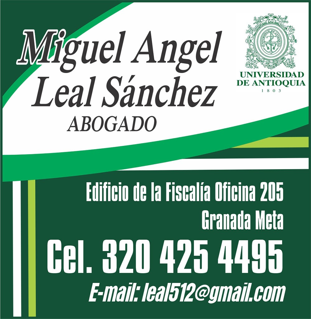 ABOGADO MIGUEL ANGEL LEAL SANCHEZ