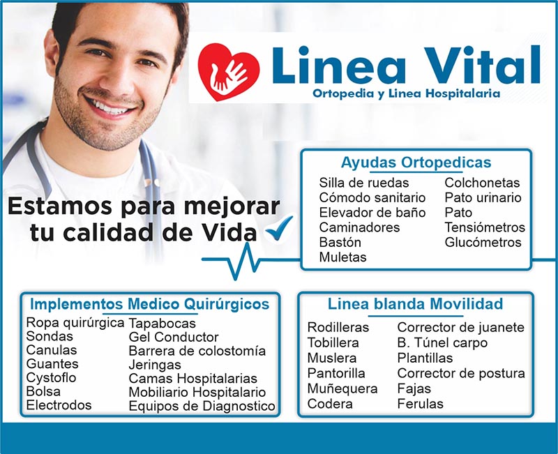 Linea Vital Ortopedia y Linea Hospitalaria