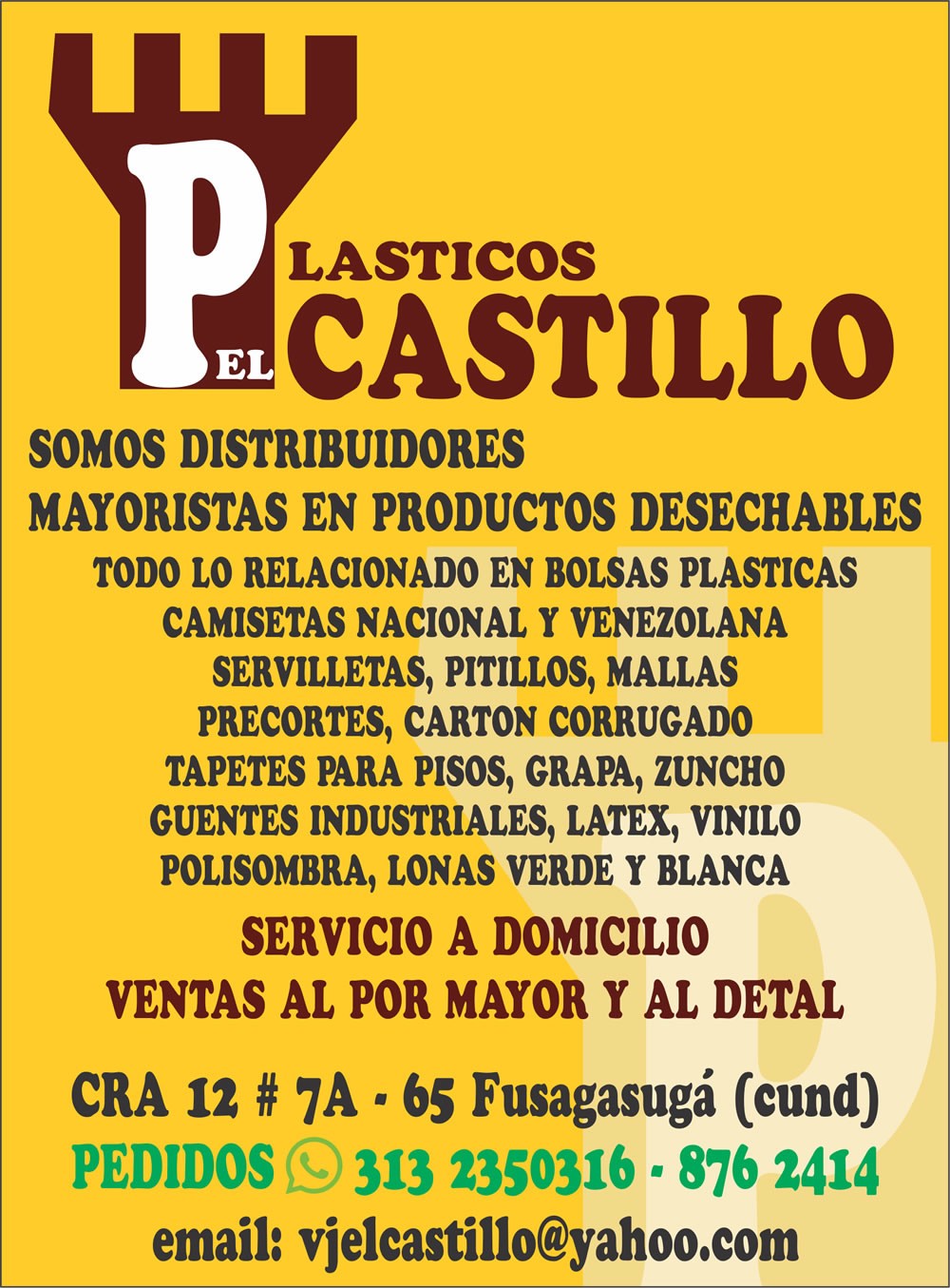 PLASTICOS EL CASTILLO