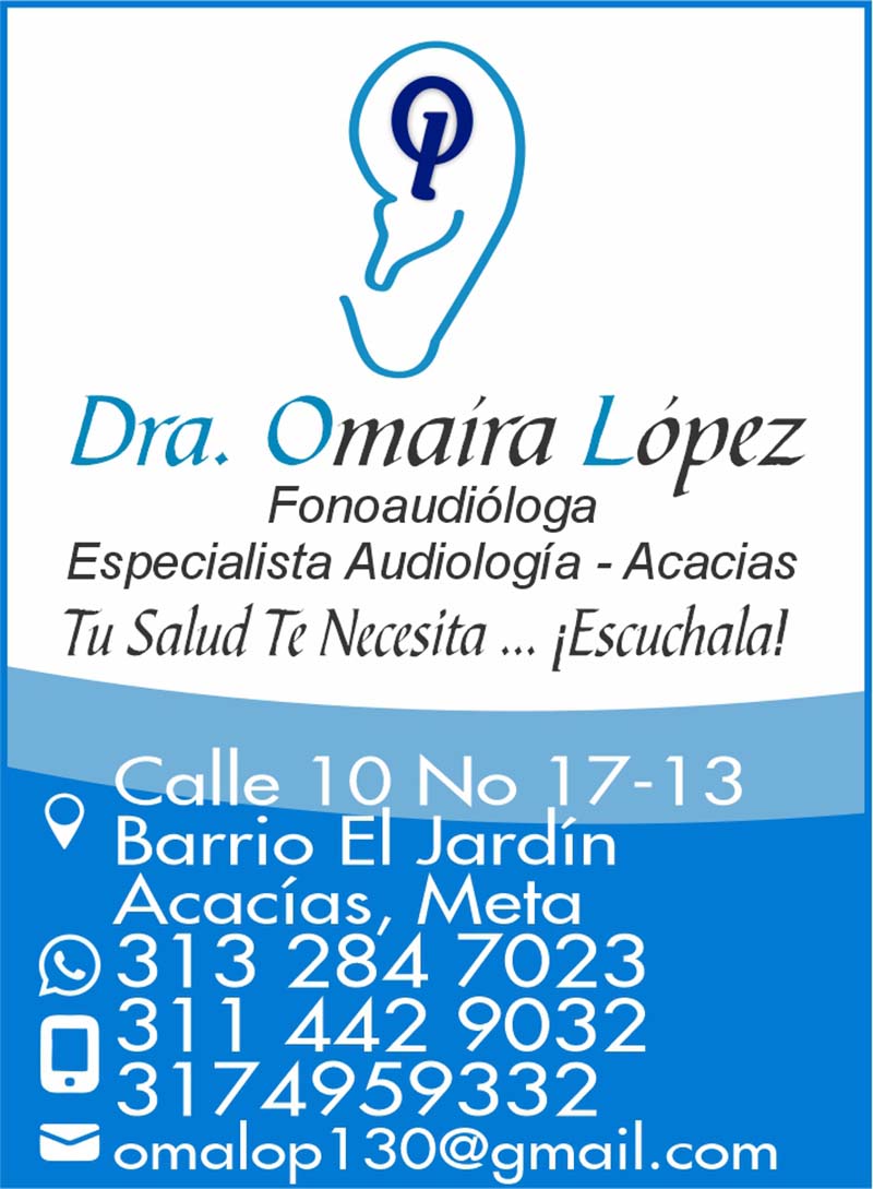 DRA. OMAIRA LOPEZ FONOAUDIOLOGA - ESPECIALISTA EN AUDIOLOGIA