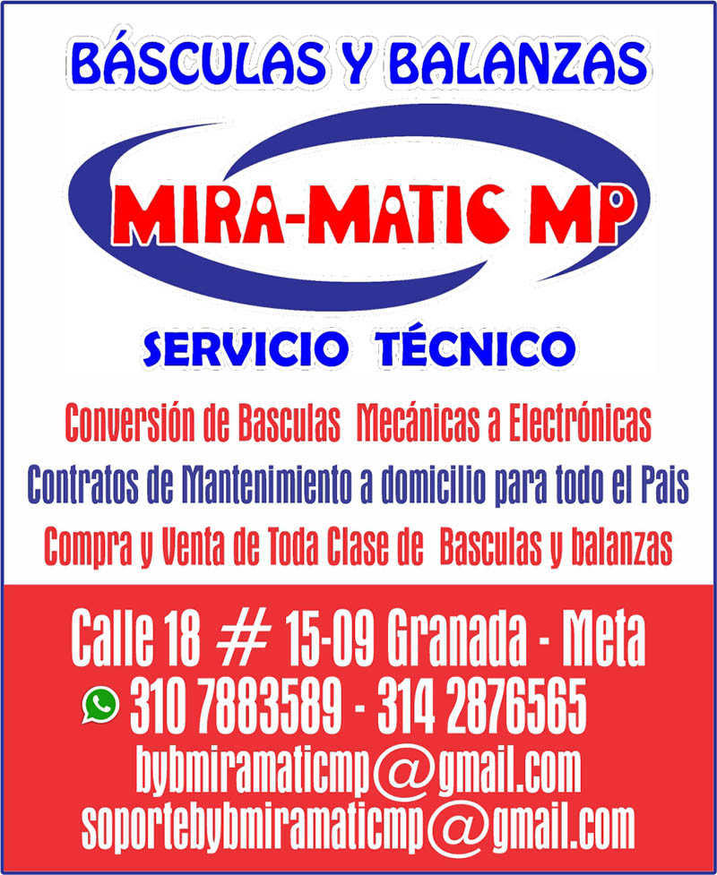 BASCULAS Y BALANZAS MIRA-MATIC MP