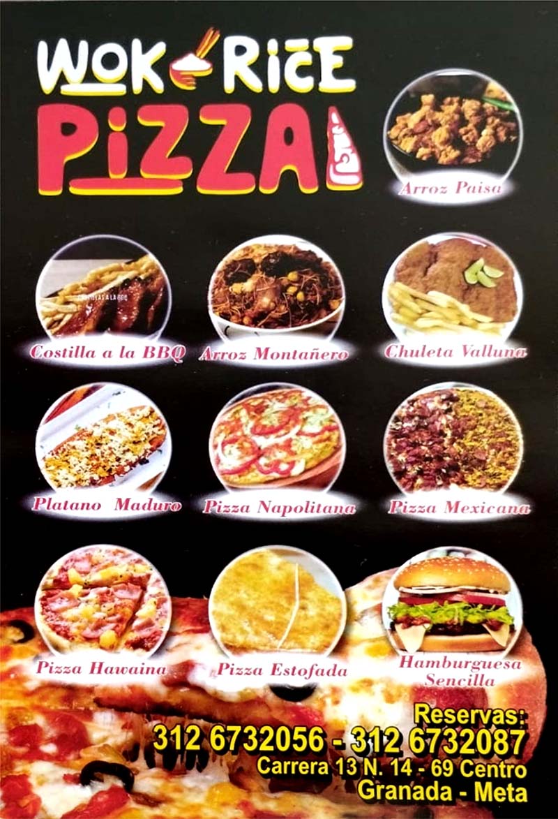 WOK RICE PIZZA