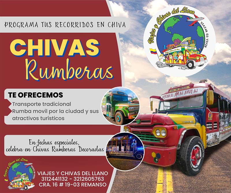 VIAJES Y CHIVAS DEL LLANO