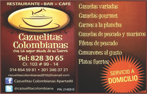 CAZUELITAS COLOMBIANAS