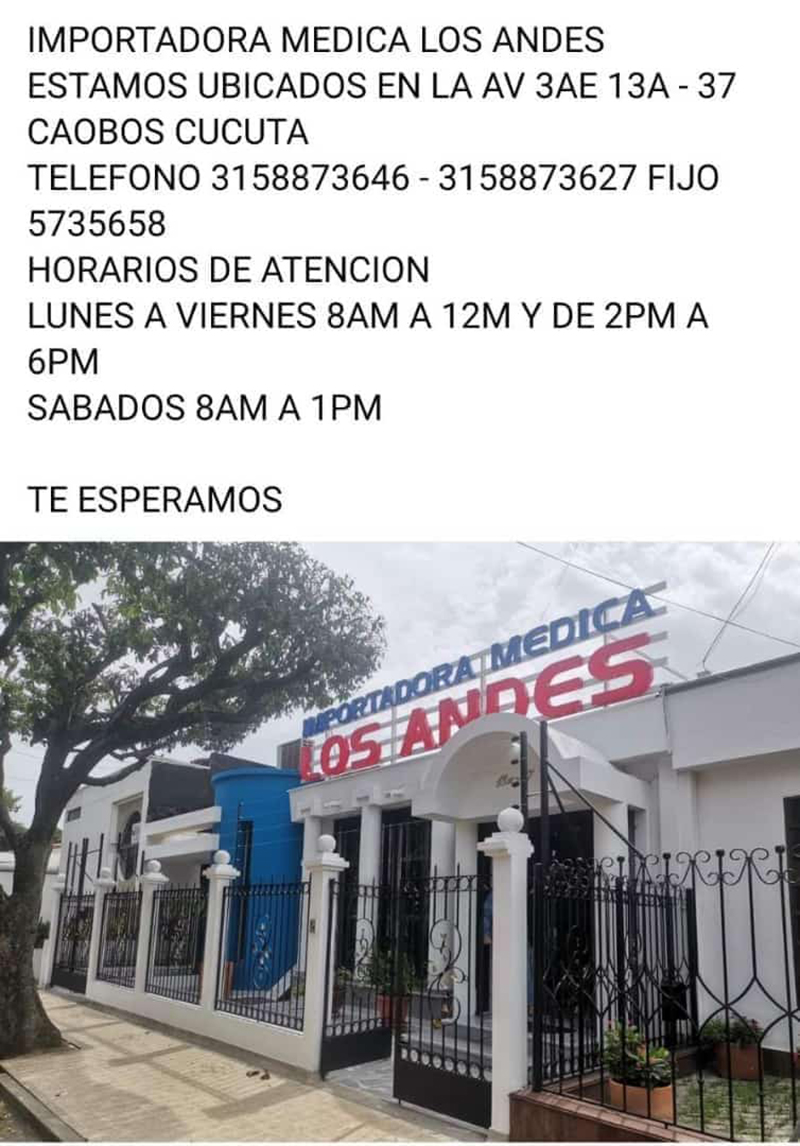 IMPORTADORA MEDICA LOS ANDES