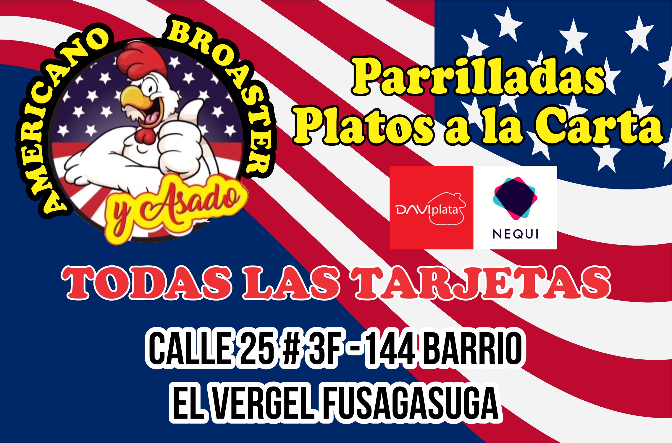 Americano Broaster y Asado