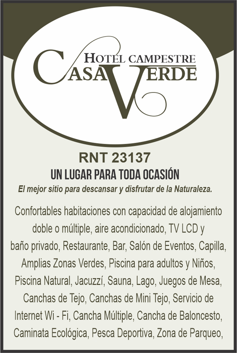 HOTEL CAMPESTRE CASA VERDE