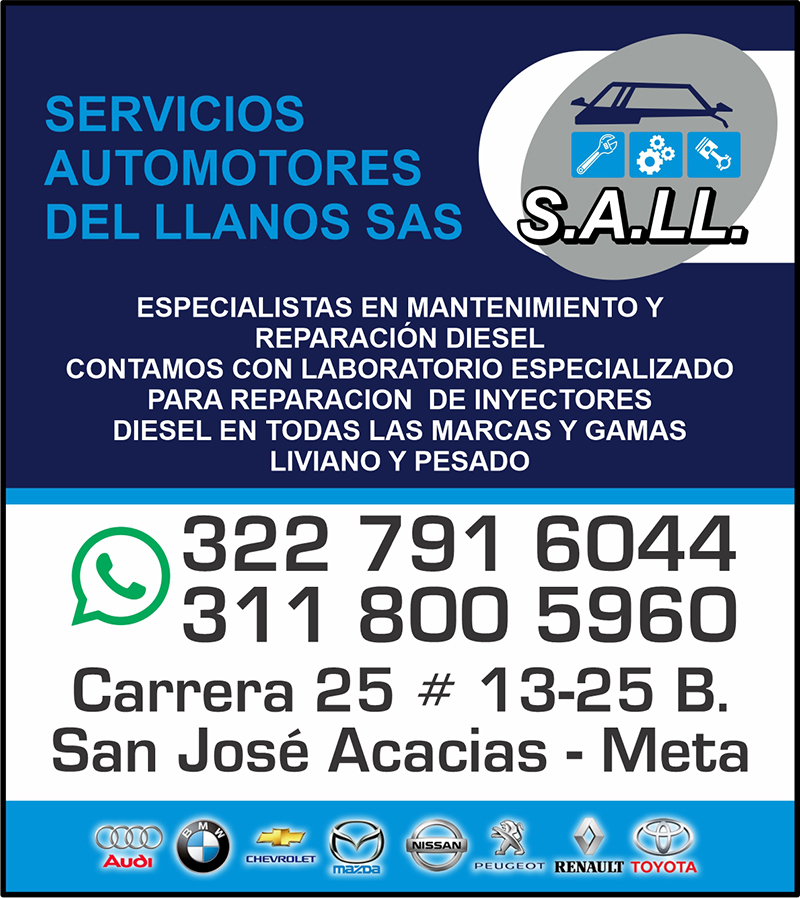 SERVICIOS AUTOMOTORES DEL LLANOS SAS