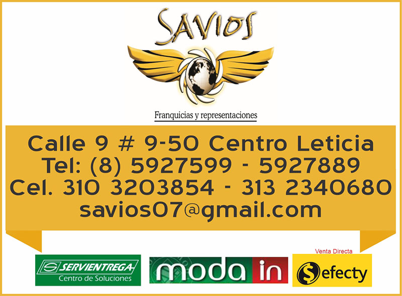 DISTRIBUIDOR EN LETICIA SAVIOS