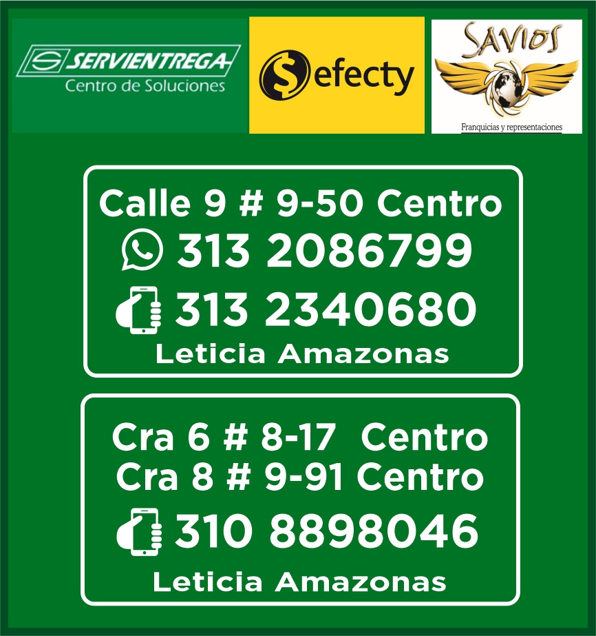 SERVIENTREGA / EFECTY - LETICIA AMAZONAS