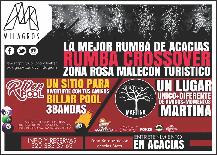 MILAGROS LA MEJOR RUMBA DE ACACIAS