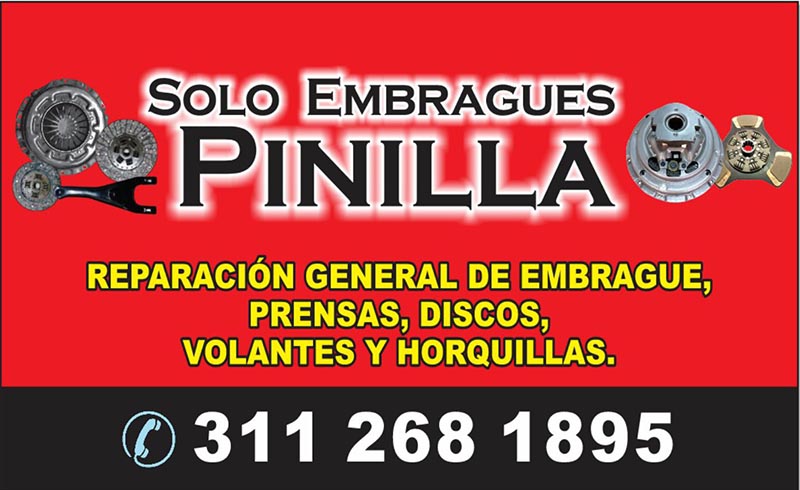 SOLO EMBRAGUES PINILLA