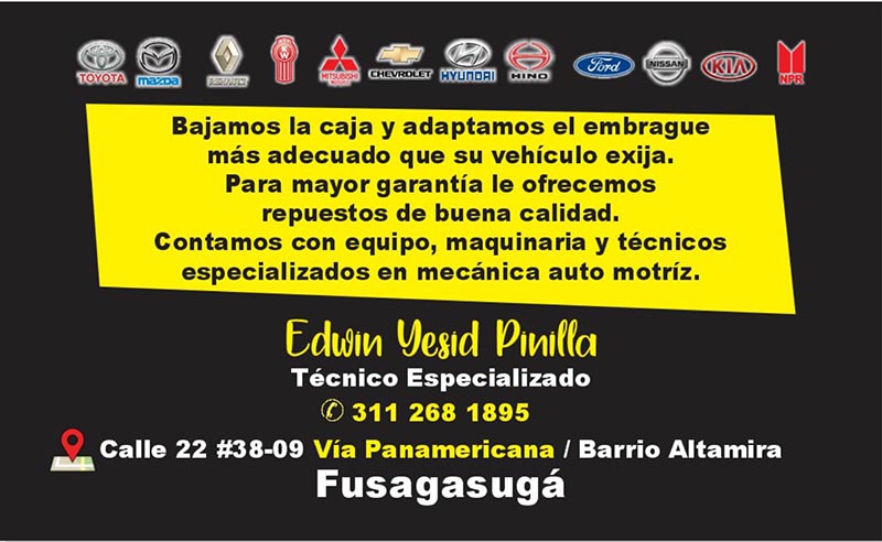 SOLO EMBRAGUES PINILLA