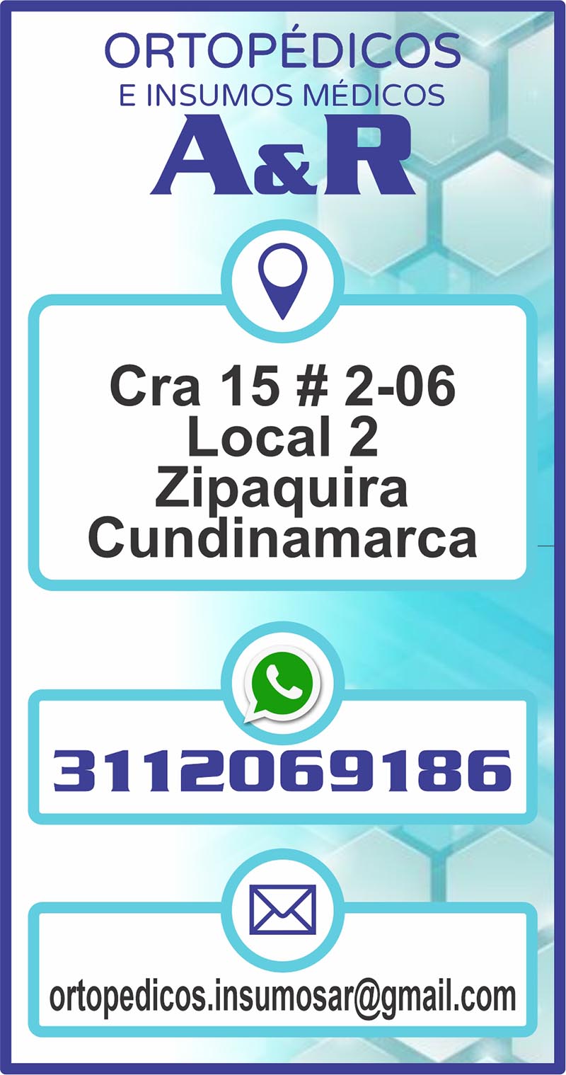 ORTOPÉDICOS E INSUMOS MÉDICOS A&R