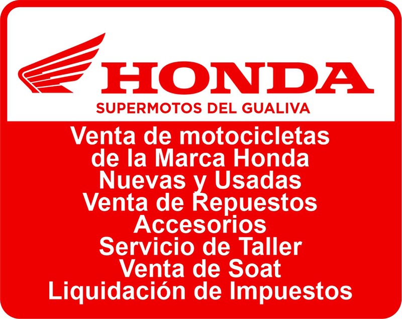 HONDA - SUPERMOTOS DEL GUALIVA