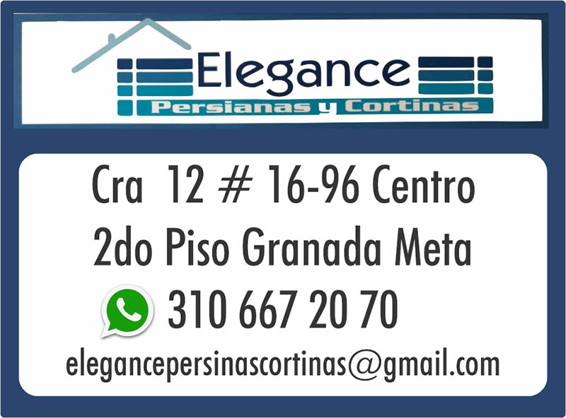 ELEGANCE PERSIANAS Y CORTINAS