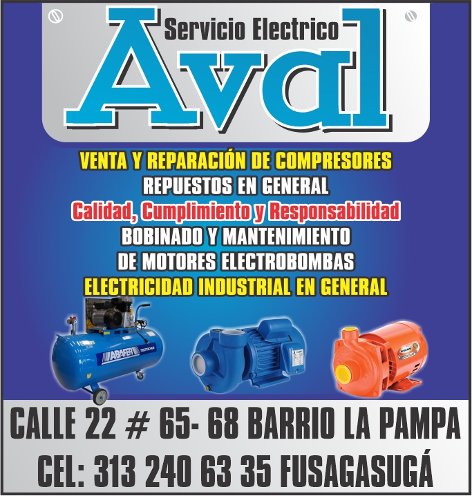 COMPRESORES EN FUSAGASUGA - SERVICIO ELECTRICO AVAL