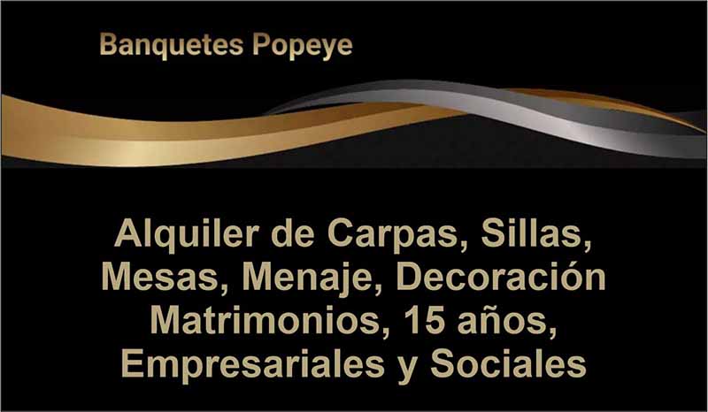 BANQUETES POPEYE