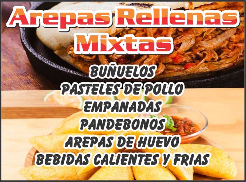 Arepas Rellenas Mixtas