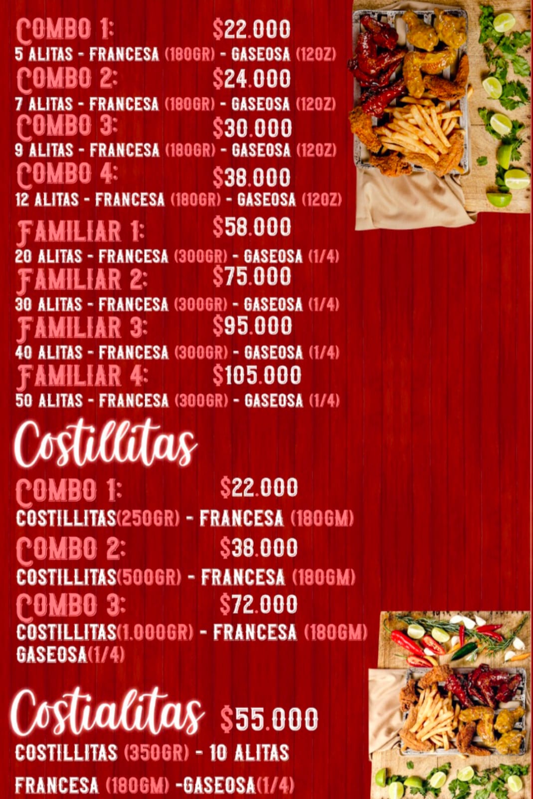 Las Alitas Mix