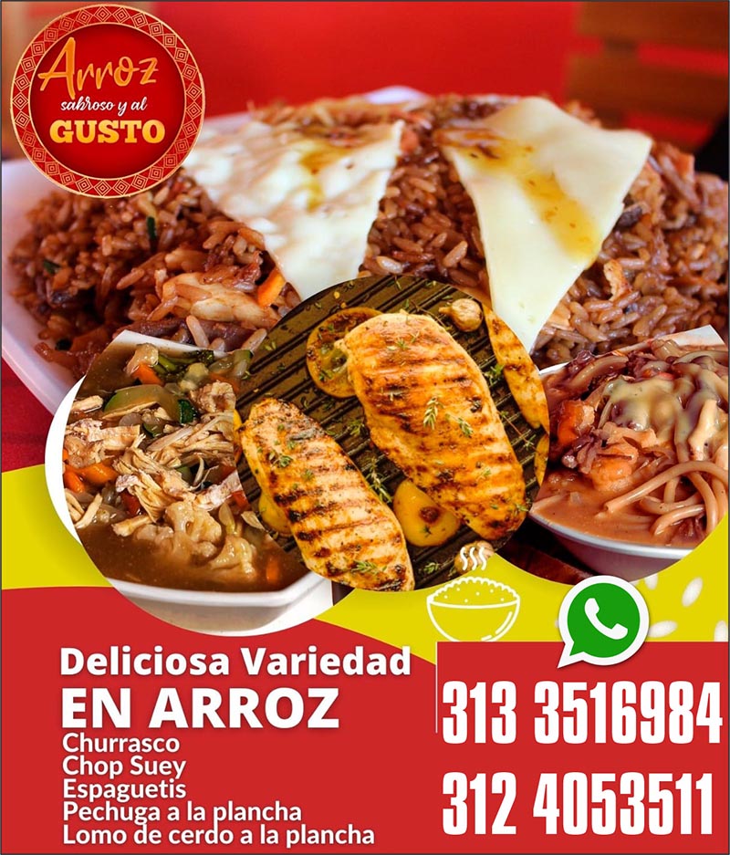 Arroz sabroso y al gusto pitalito