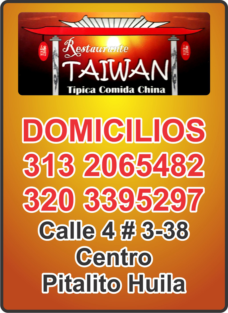 Restaurante Taiwan Pitalito