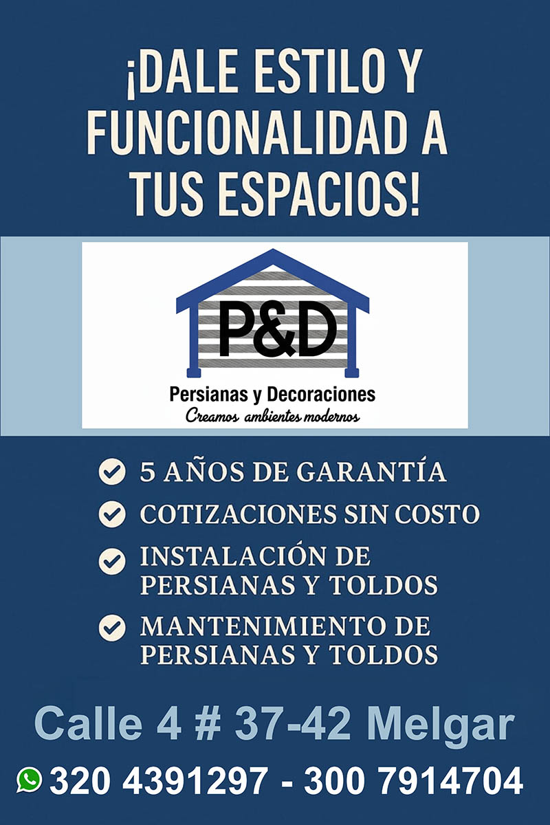 PERSIANAS Y DECORACIÓN