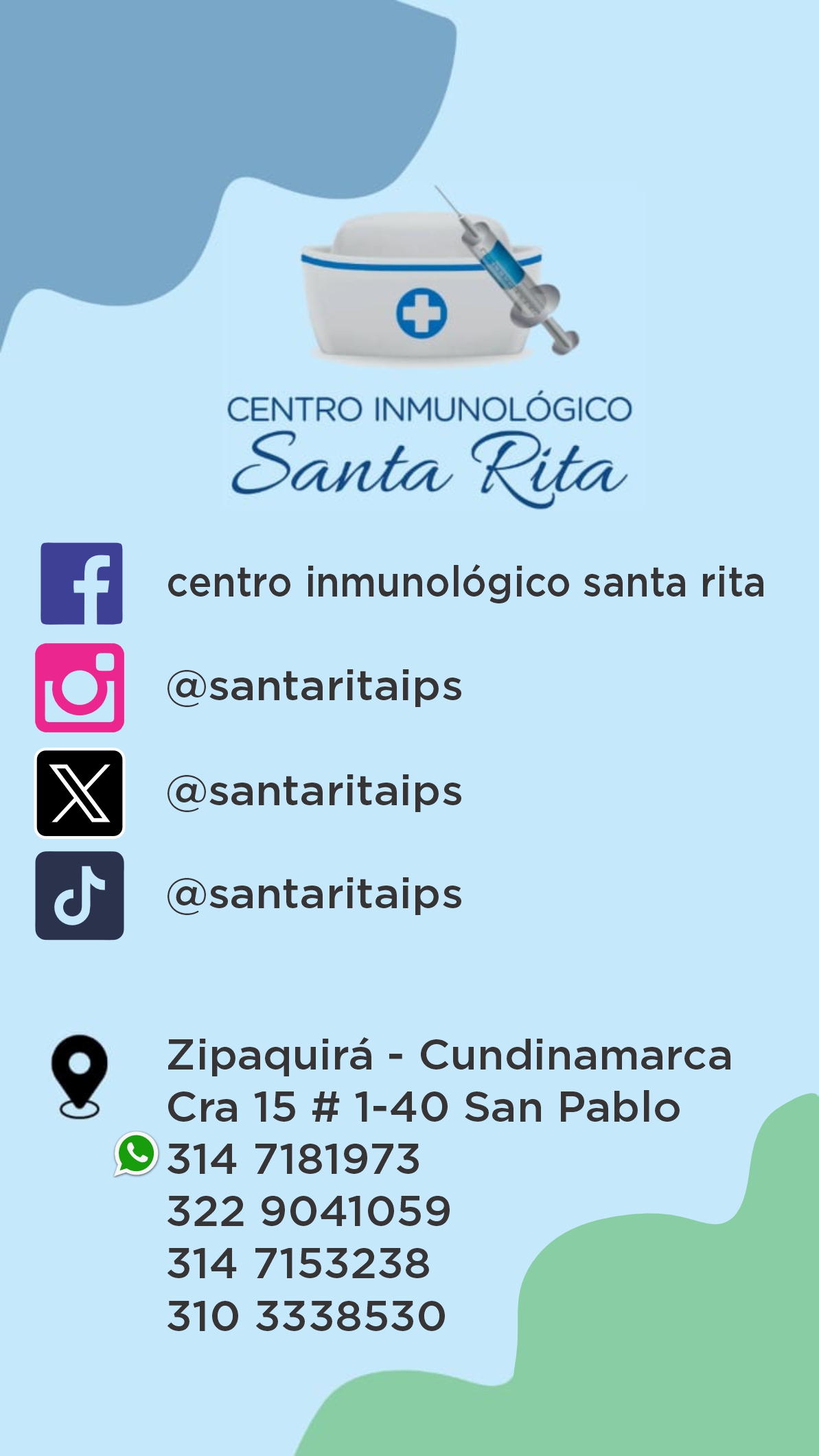 Centro Inmunológico Santa Rita (Zipaquirá)