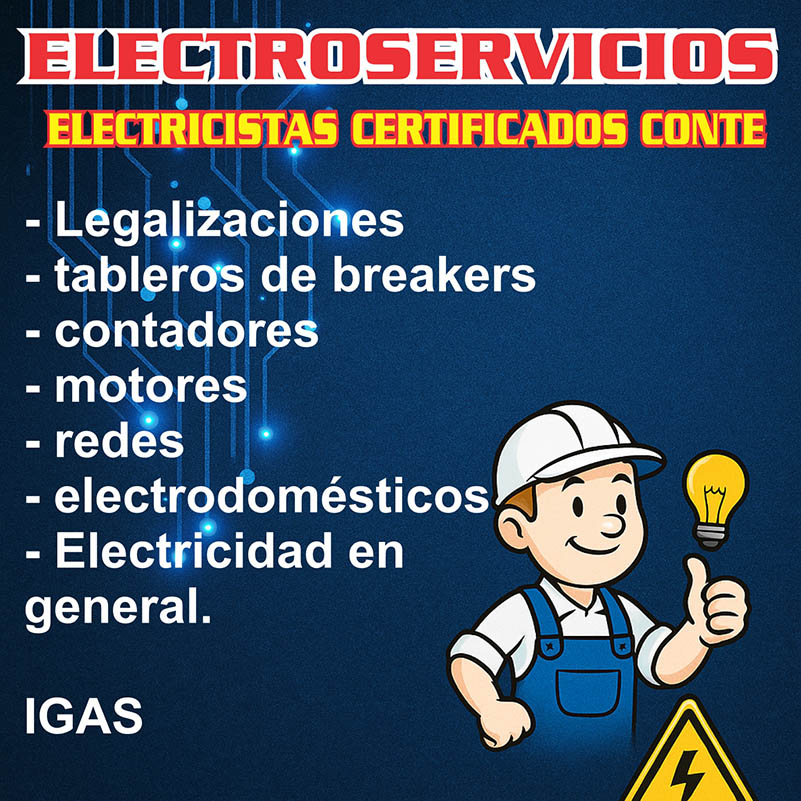 ELECTROSERVICIOS - Electricistas Certificados