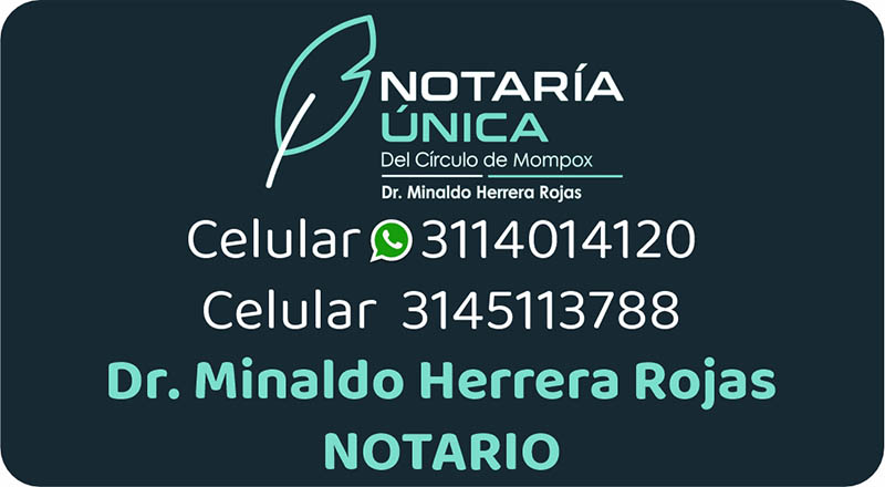NOTARÍA ÚNICA Del Círculo de Mompox
