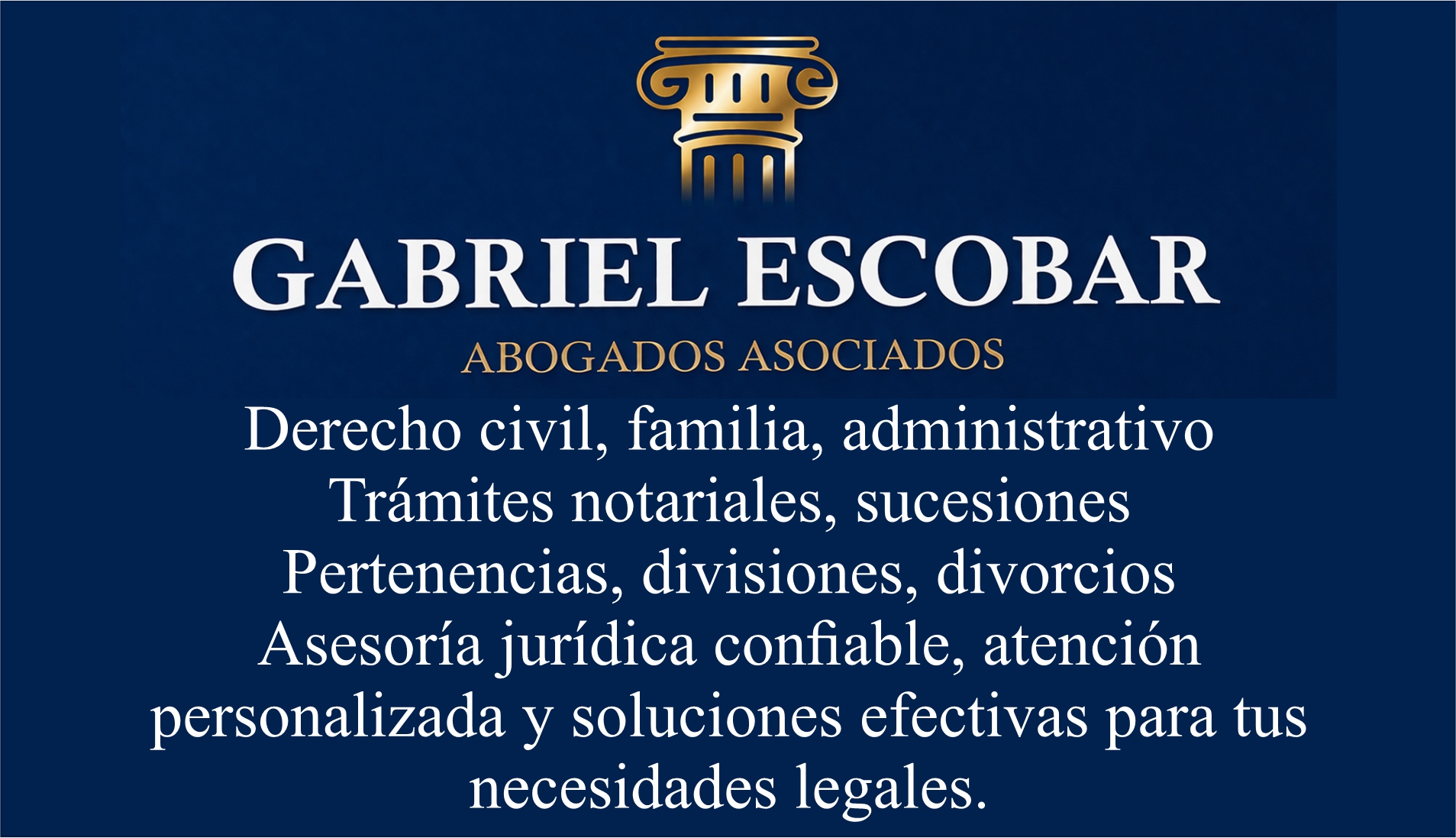 GABRIEL ESCOBAR
Abogados Especializados