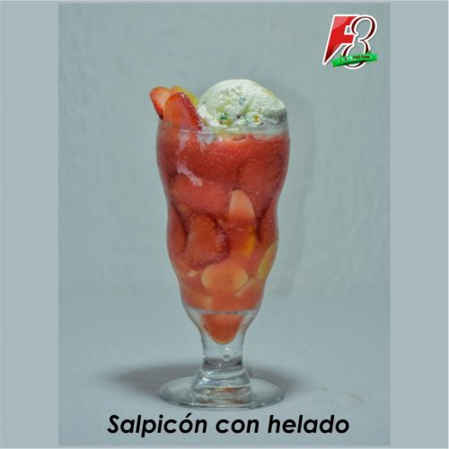 SALPICON CON HELADO