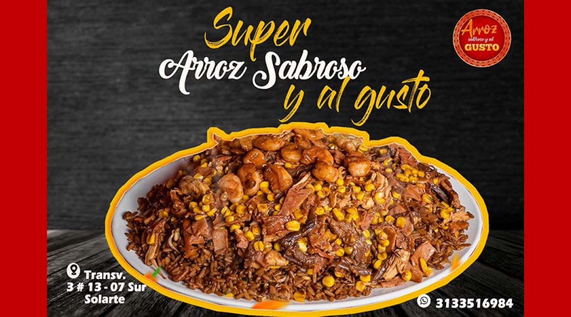 Arroz sabroso y al gusto pitalito