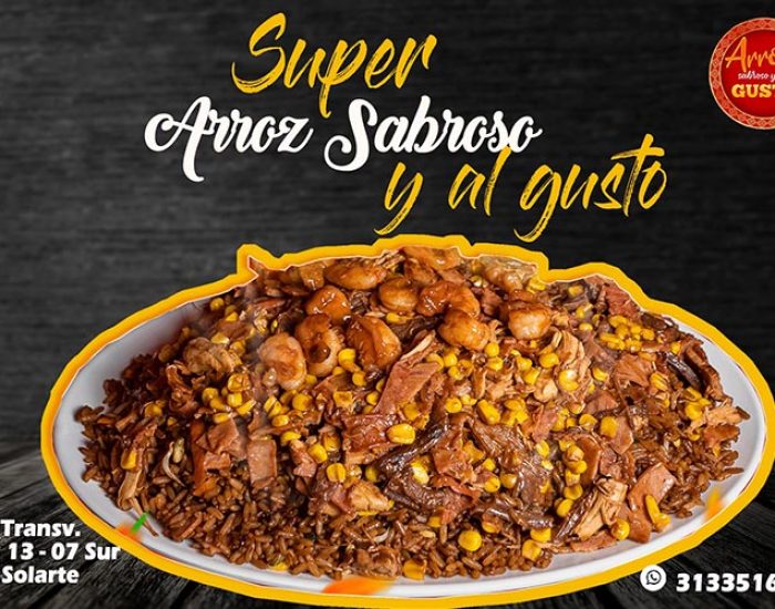 Arroz sabroso y al gusto pitalito