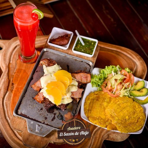 CERDO GRATINADO - Asadero El Sazón De Alejo Pitalito