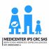 Logotipo médico familiar minimalista
