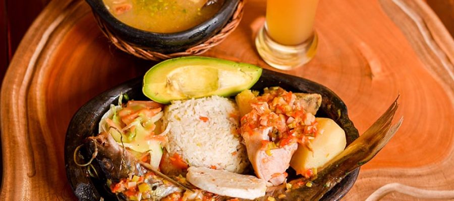 PESCADO SUDADO Asadero El Sazón De Alejo Pitalito