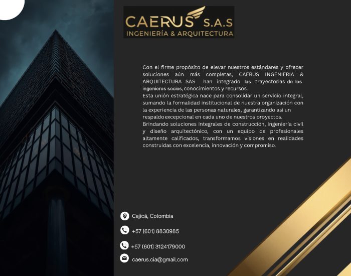 PORTAFOLIO DE SERVICIOS Caerus S.A.S. Ingeniería & Arquitectura OK_Página_01