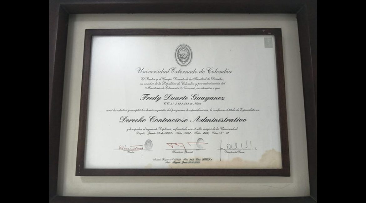 Fredy Duarte Guayanez Abogado