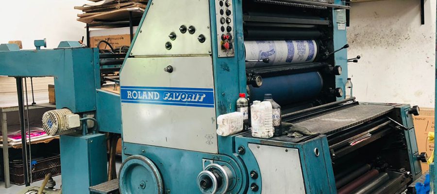 ALF Impresora ROLAND PLIEGO 4 COLORES