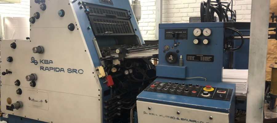 Impresora Litografíca bicolor de medio Marca KBA