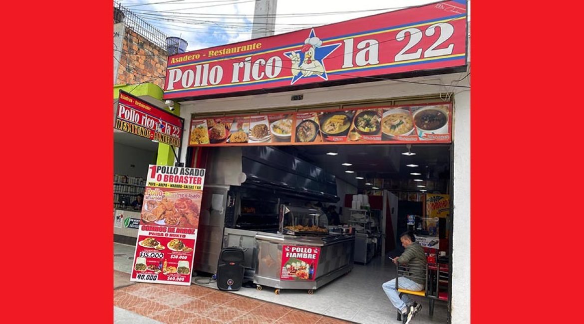 Asadero y Restaurante pollo rico la 22