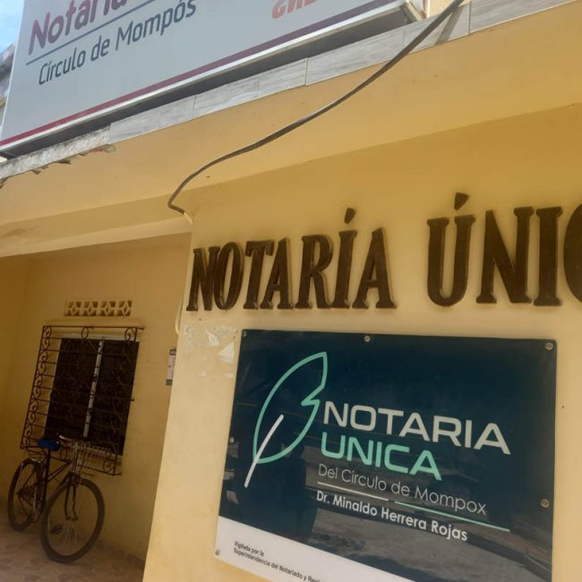 NOTARÍA ÚNICA Del Círculo de Mompox