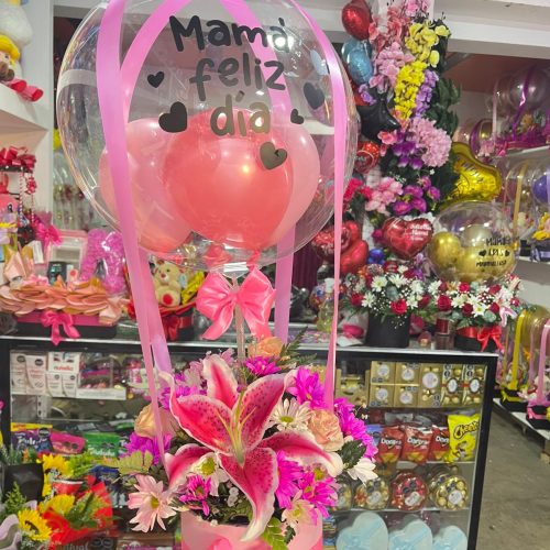 Arreglos en tambores con globo borbuja