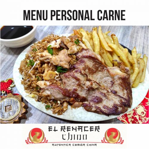 MENU PERSONAL CARNE renacer chino